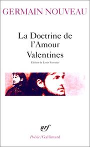 La Doctrine de l'Amour by Germain Nouveau