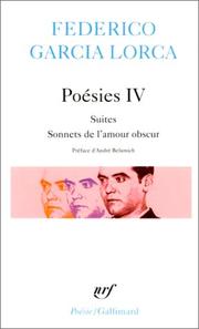 Poésies by Federico García Lorca