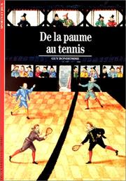 De la paume au tennis by Guy Bonhomme