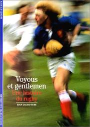 Voyous et gentlemen by Jean Lacouture