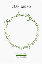 Rondeur des jours by J. Giono
