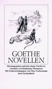 Novellen. by Johann Wolfgang von Goethe