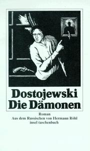 Die Dämonen by Fiódor Dostoievski