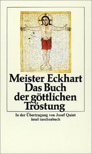 Das Buch der göttlichen Tröstung. by Meister Eckhart