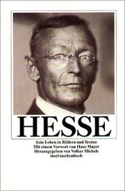 Hesse. Sein Leben in Bildern und Texten. by Hermann Hesse