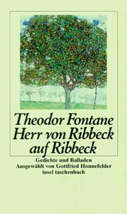 Herr von Ribbeck auf Ribbeck. Gedichte und Balladen. by Theodor Fontane