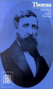 Henry D. Thoreau by Hans-Dieter Klumpjan