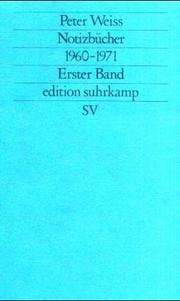 Notizbücher 1960–1971 by Peter Weiss