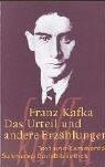 Das Urteil und andere Erzählungen by Franz Kafka