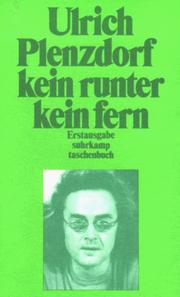 kein runter kein fern by Ulrich Plenzdorf