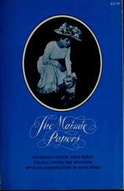 The Maimie papers by Maimie Pinzer