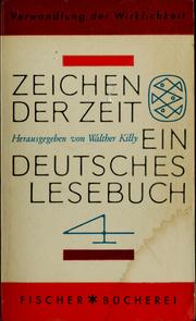 Zeichen der Zeit by Walther Killy