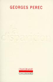 La Disparition by Georges Perec