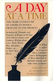 A Day at a time by Margo Culley