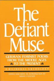 German feminist poems from the Middle Ages to the present by Susan L. Cocalis