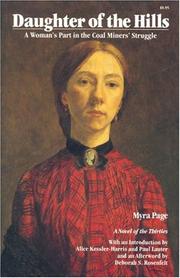 Daughter of the hills by Myra Page