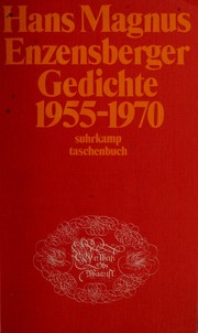 Gedichte by Hans Magnus Enzensberger