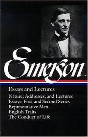 Essays & lectures by Ralph Waldo Emerson