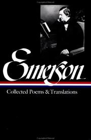 Collected poems and translations by Ralph Waldo Emerson