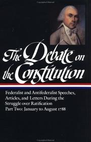 The Debate on the Constitution by Bernard Bailyn