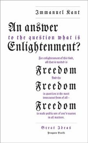 An Answer to the Question: What Is Enlightenment? by H. B. Nisbet