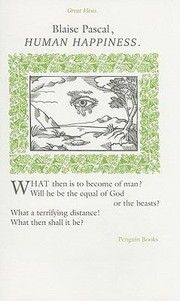 Human Happiness by Blaise Pascal