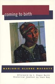 Coming to birth by Marjorie Oludhe Macgoye