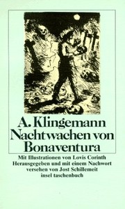 Nachtwachen von Bonaventura by Richard Brinkmann
