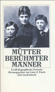 Mütter berühmter Männer by Luise F. Pusch