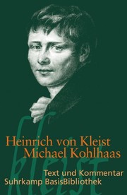 Michael Kohlhaas by Heinrich von Kleist