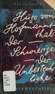 Der Schwierige by Hugo von Hofmannsthal