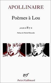 Poèmes à Lou by Guillaume Apollinaire