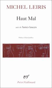 Haut mal by Michel Leiris