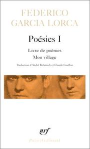 Poésies by Federico García Lorca