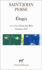 Éloges by Saint-John Perse