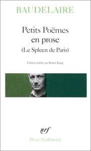 Petits poèmes en prose by Charles Baudelaire