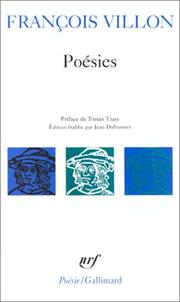 Poésies by François Villon