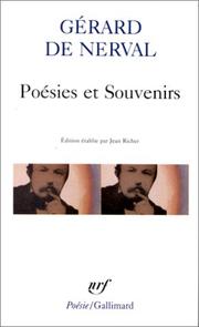 Poésies et souvenirs by Gérard de Nerval