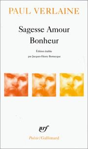 Sagesse by Paul Verlaine