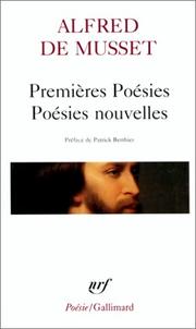 Premières poésies by Alfred de Musset