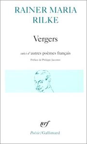 Vergers by Rainer Maria Rilke
