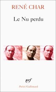 Le Nu perdu by René Char