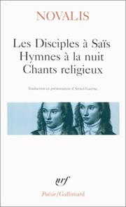 Les Disciples à Saïs by Novalis