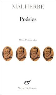Poésies by François de Malherbe