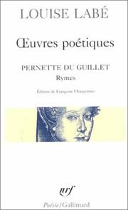 Œuvres poétiques by Louise Labé