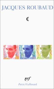 ∈ by Jacques Roubaud