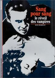 Sang pour sang by Jean Marigny