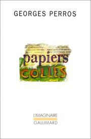 Papiers collés by Georges Perros