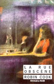 La rue obscène by Robin Cook